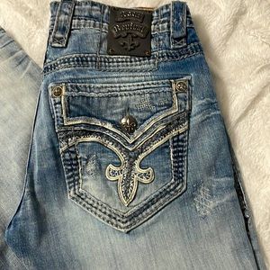 Mens Rock Revival Jeans